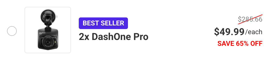 DashOne Pro Best Seller 65% Discount For Double Package