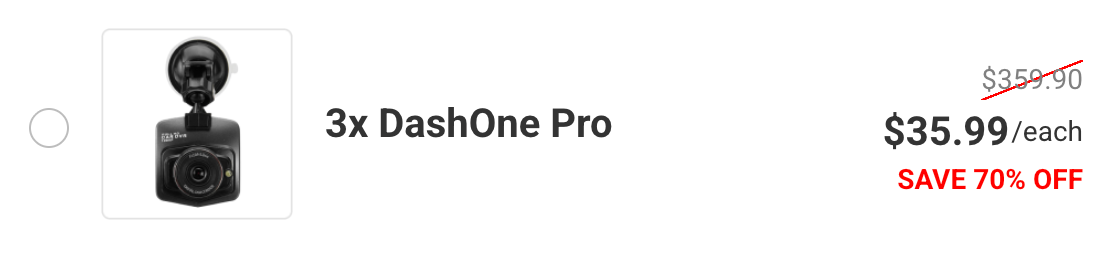 DashOne Pro 70% Discount For Triple Package